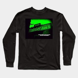 Rainier Avenue1 South Riddlar Edition Seattle Washington by Mistah Wilson Photography Long Sleeve T-Shirt